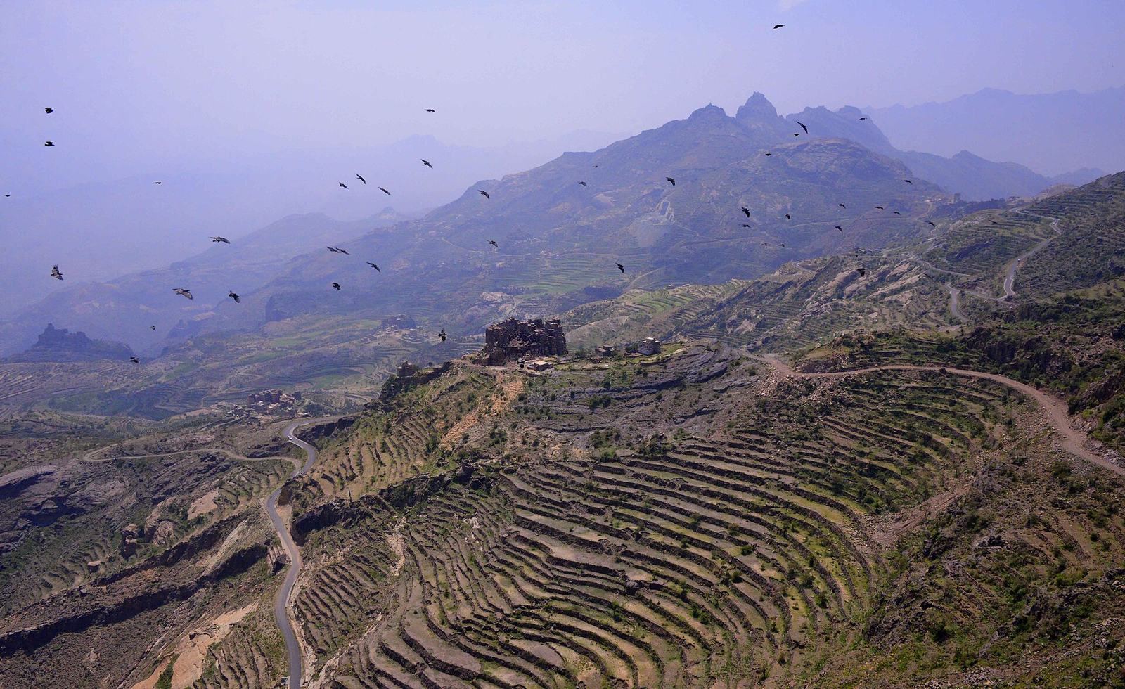 Terraced mountains of Haraz, Yemen